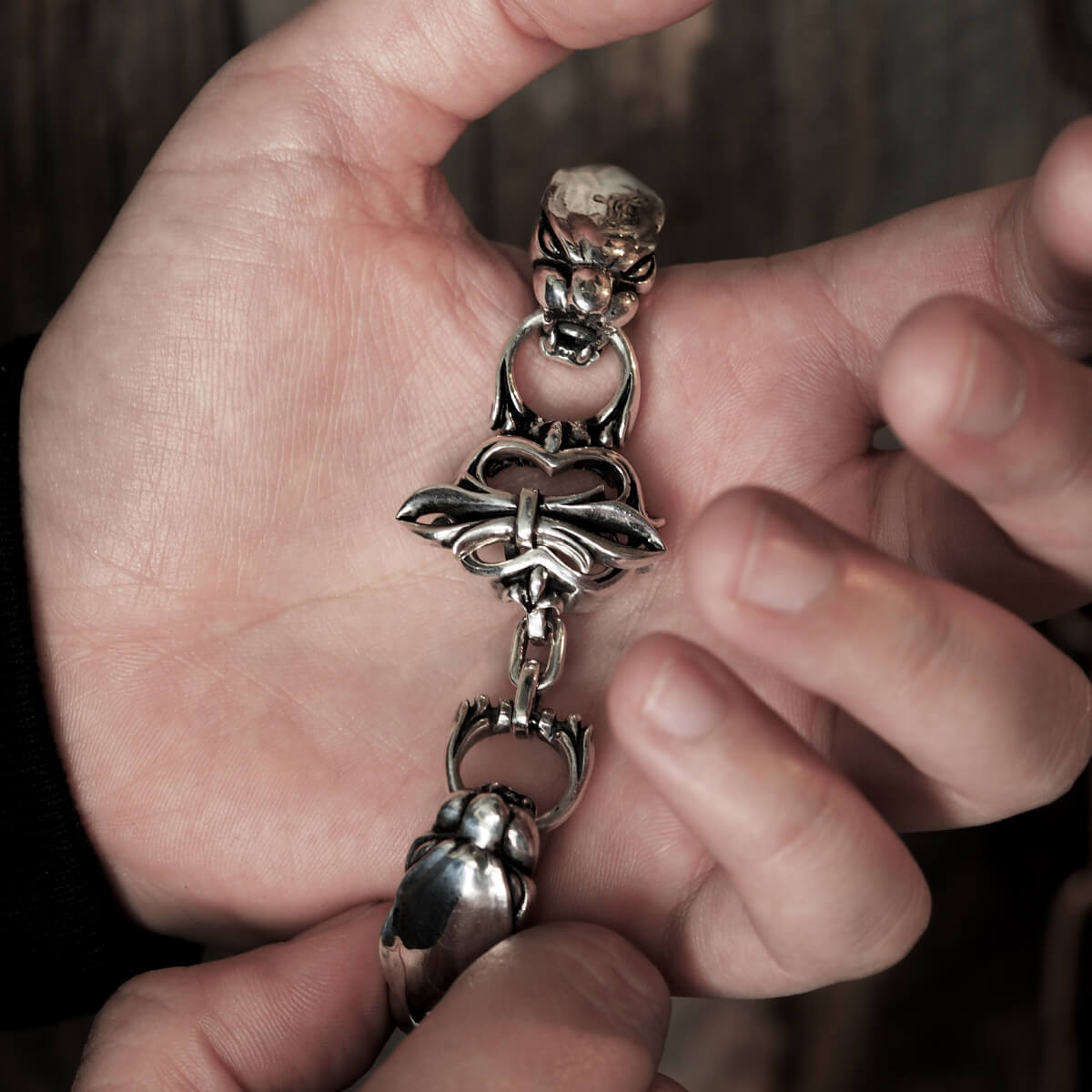 Leather Bracelet : Panther