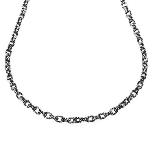 Necklace : Fleur-de-lis Links Chain w/Celtic Lobster Claw 60cm