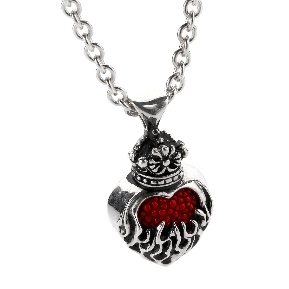 Pendant : Mini Flame Heart 2nd Edition w/Stingray Red