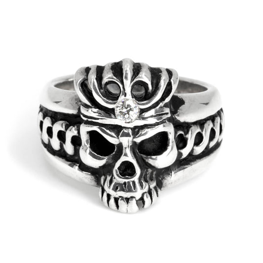 Ring : Skull Crown w/Diamond(Crown)