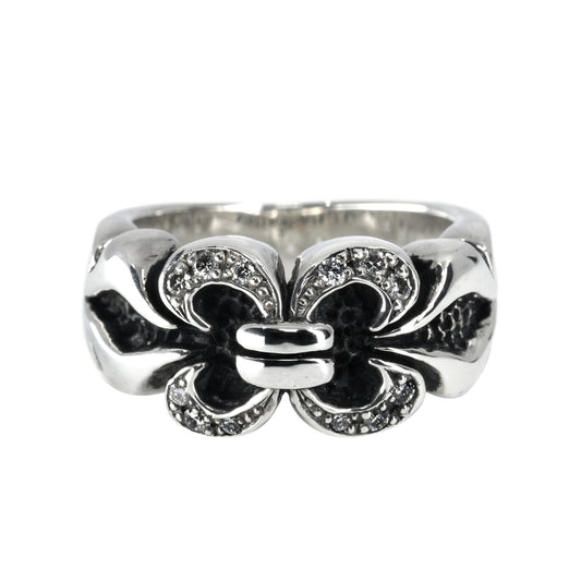 Ring : Chevron w/Diamond Pave(Chevron)