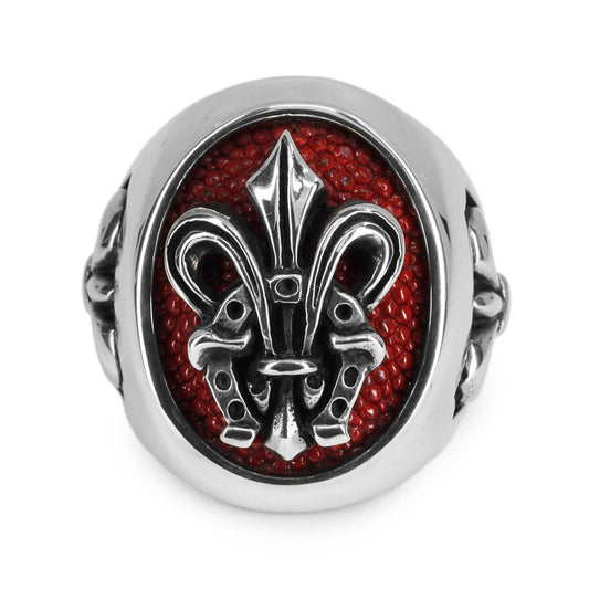 Ring : Special Edition w/Fleur-de-lis Horseshoe