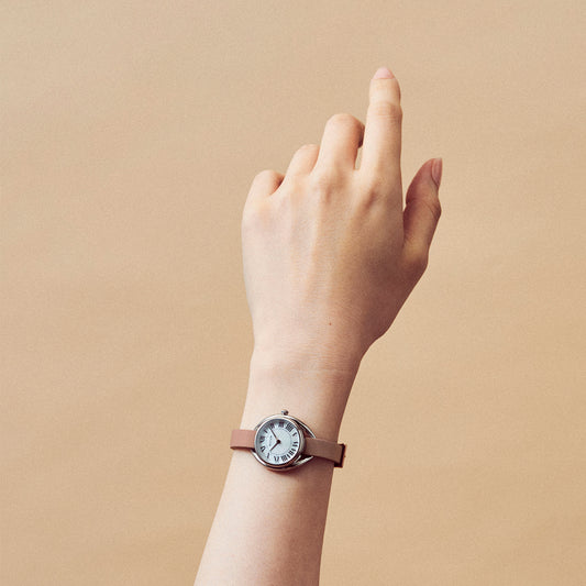 Shiki Round Silver Hakua HARU Zinnia