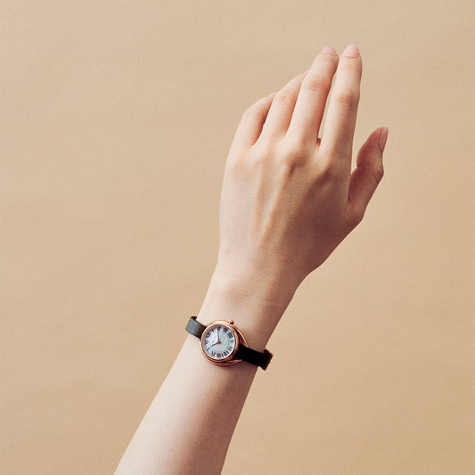 Shiki Round Rose Gold Hakua NATSU Eucalyptus