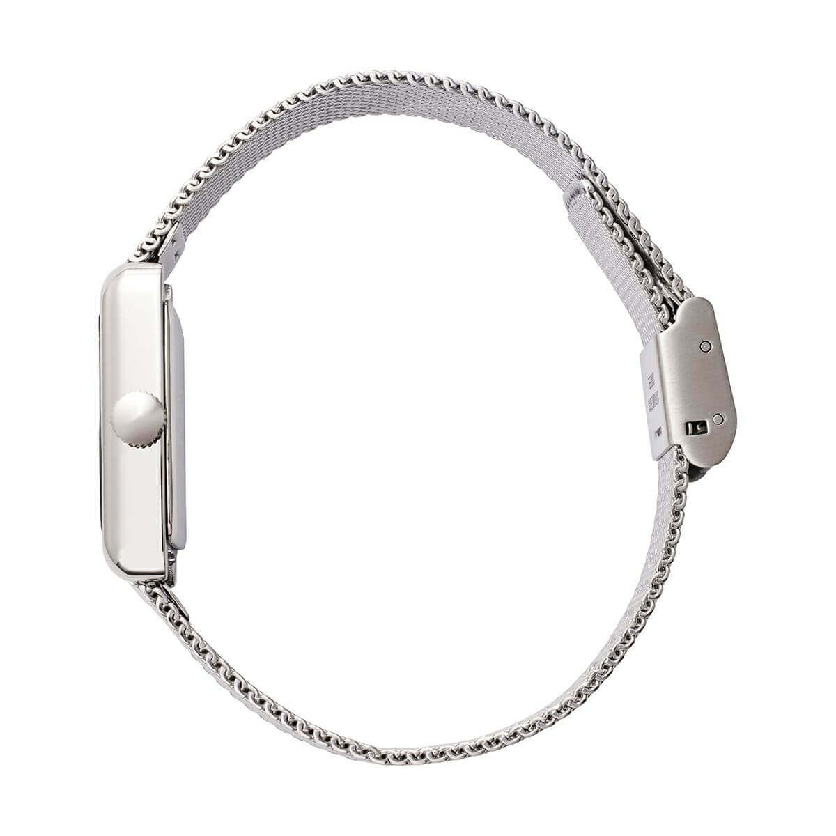 Tsuki Oboroduki Square Silver Mesh Circle Roman