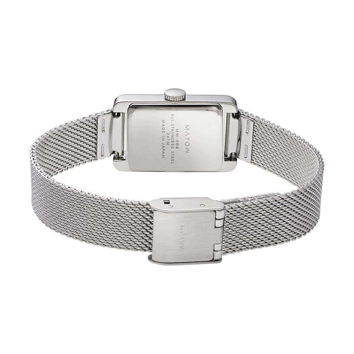 Tsuki Oboroduki Square Silver Mesh Circle Roman
