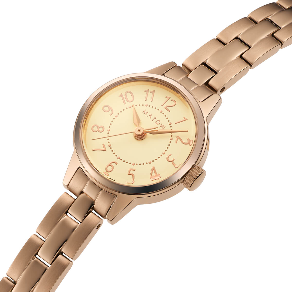 Tsuki Seigetsu Round Rose Gold Champagne