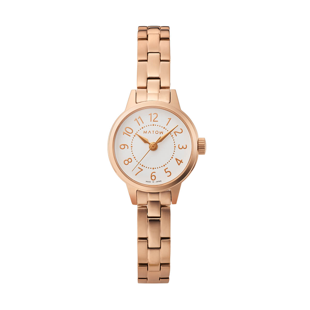 Tsuki Seigetsu Round Rose Gold White