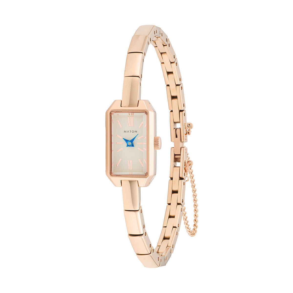 Tsuki Seigetsu Mini Square Rose Gold White