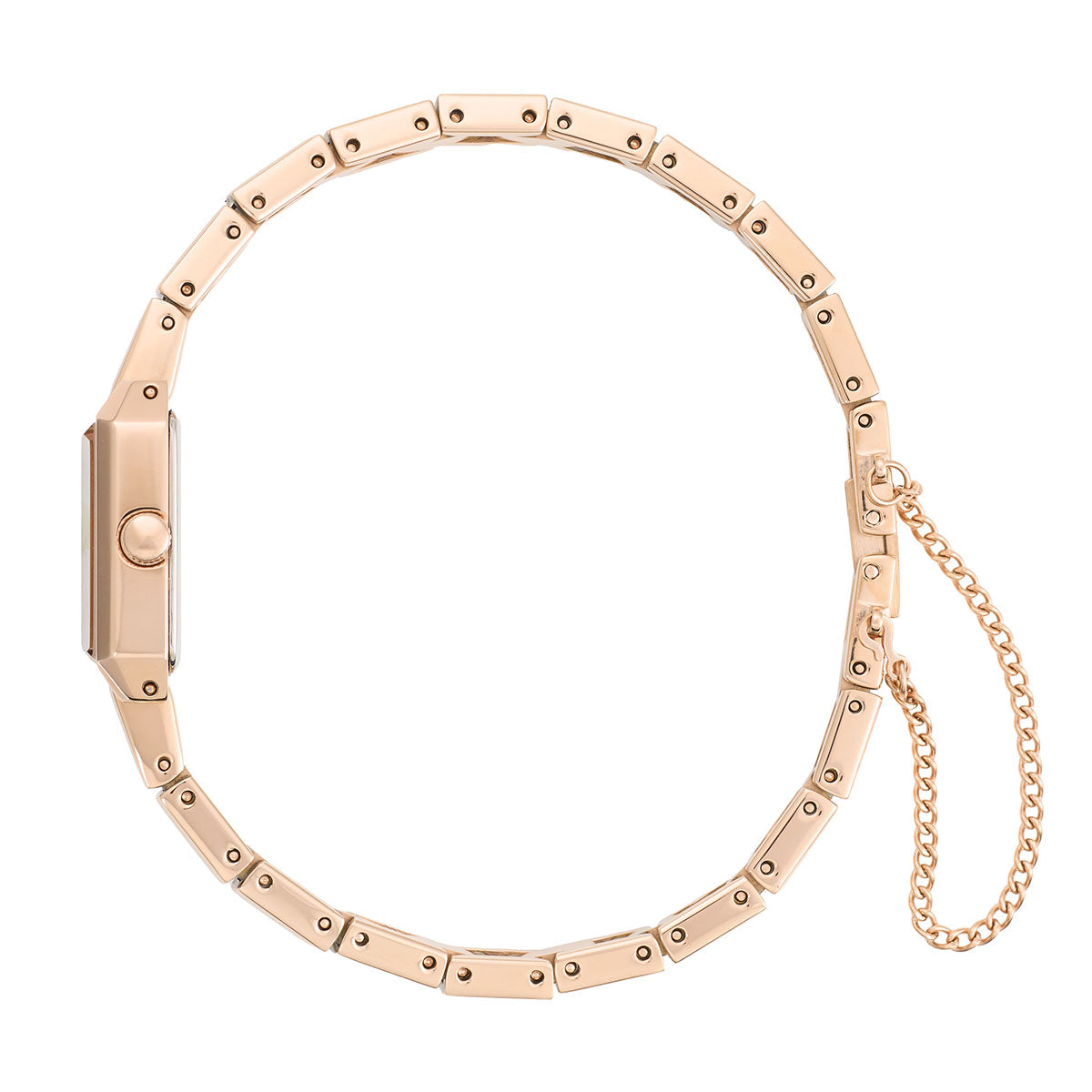 Tsuki Seigetsu Mini Square Rose Gold White