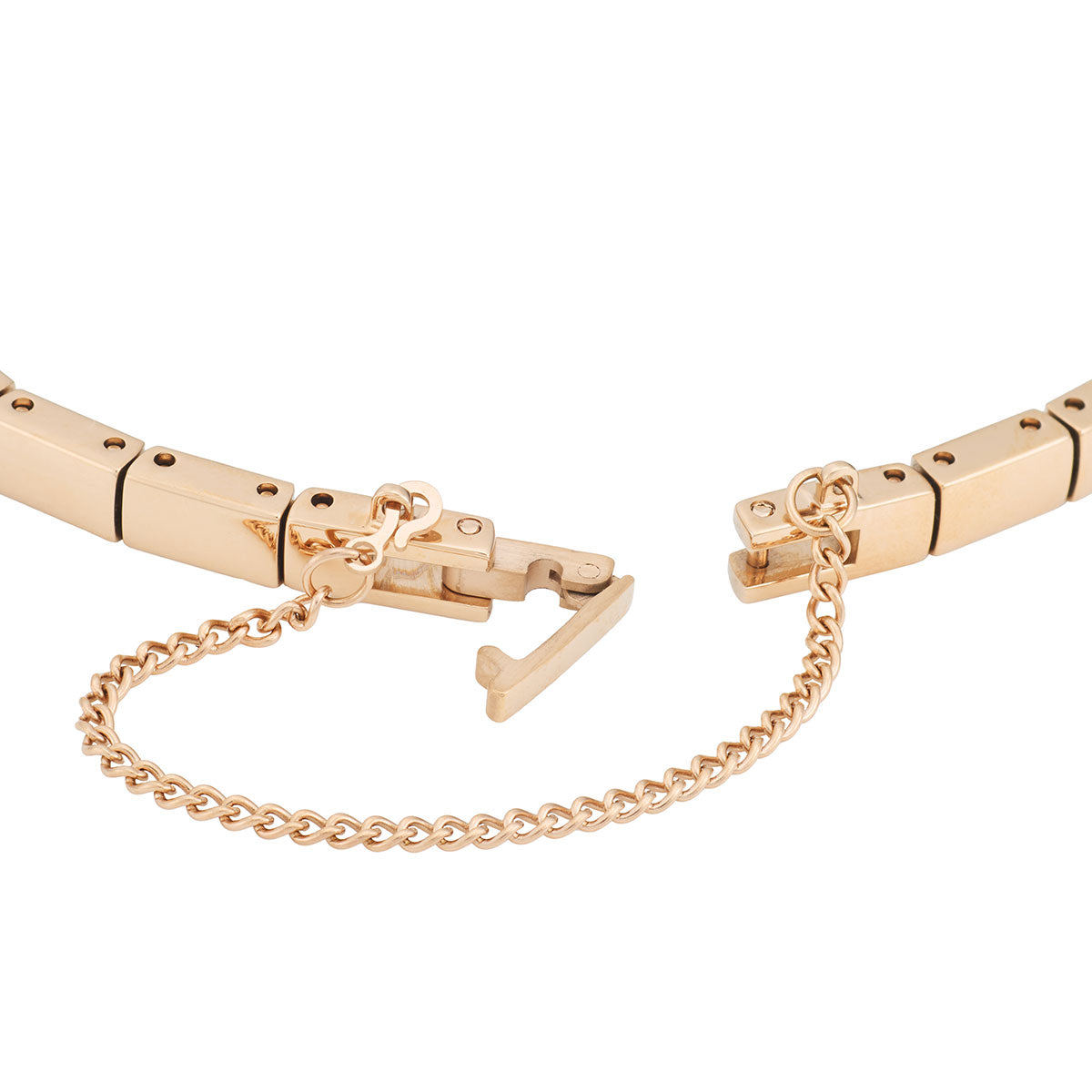 Tsuki Seigetsu Mini Square Rose Gold White