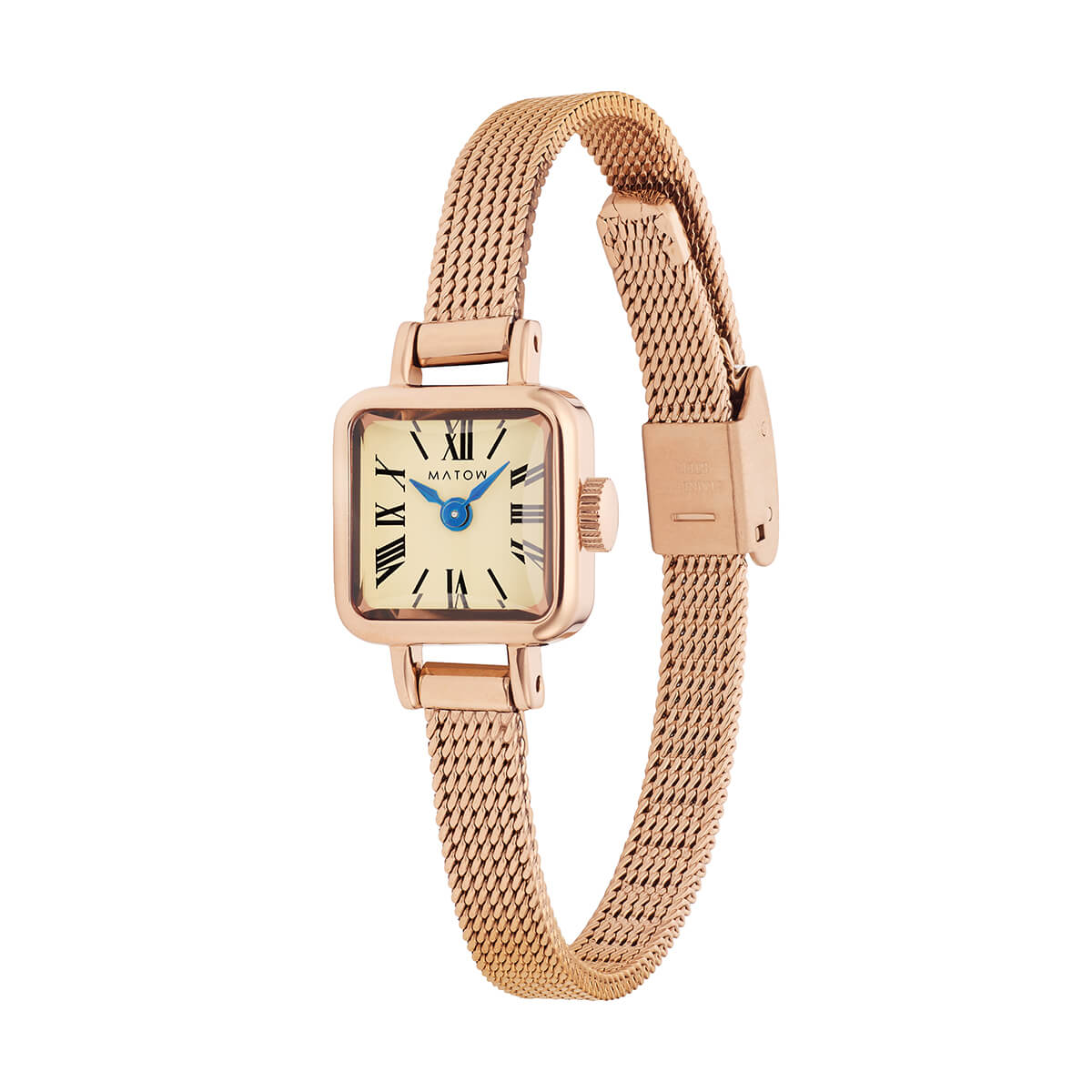 Tsuki Tangetsu Mini Square Rose Gold Champagne Mesh