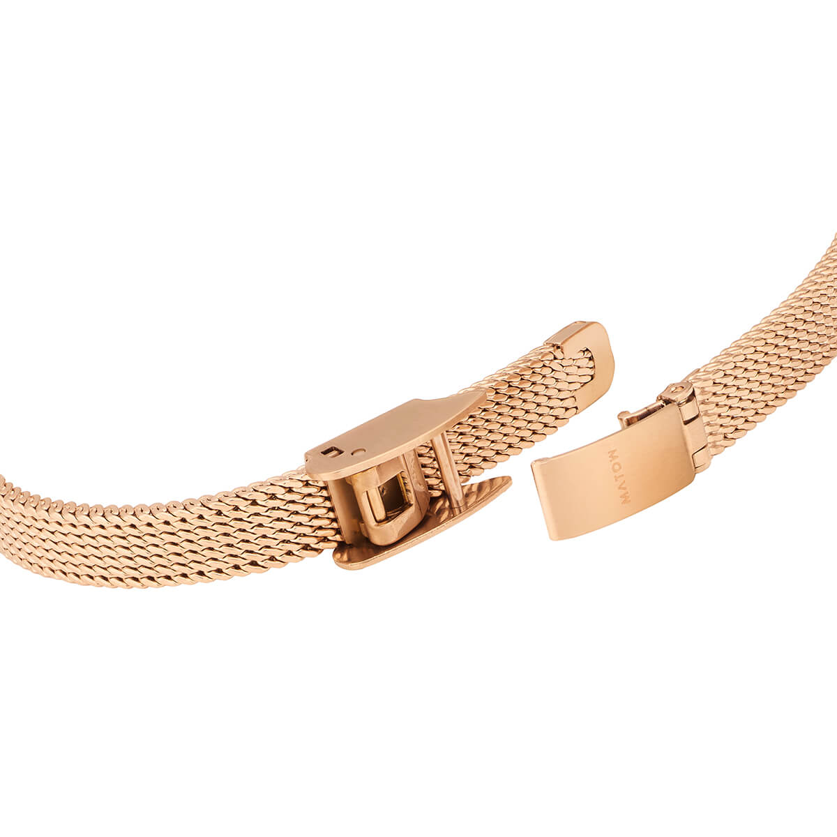 Tsuki Tangetsu Mini Square Rose Gold Champagne Mesh