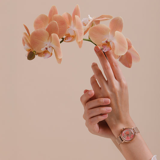 Shiki Bouquet yamazakura Rosegold mesh