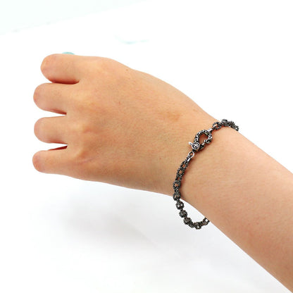 Bracelet : Fleur-de-lis Links Chain 21cm