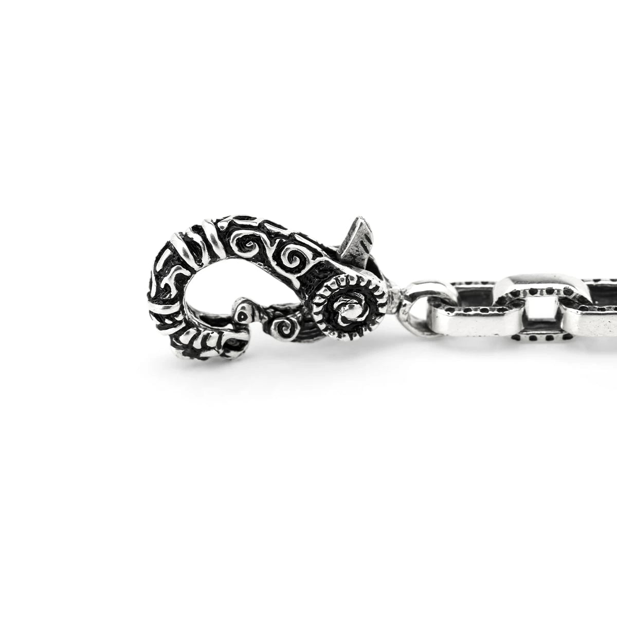 Bracelet : Half Engrave Links Chain 18cm