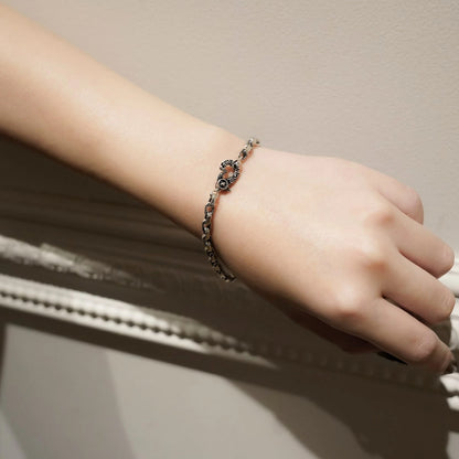 Bracelet : Half Engrave Links Chain 18cm