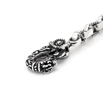 Bracelet : Half Engrave Links Chain 19cm