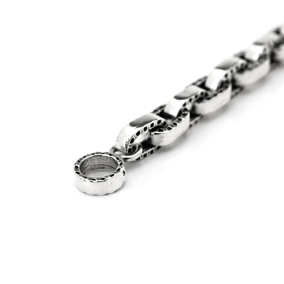 Bracelet : Half Engrave Links Chain 19cm