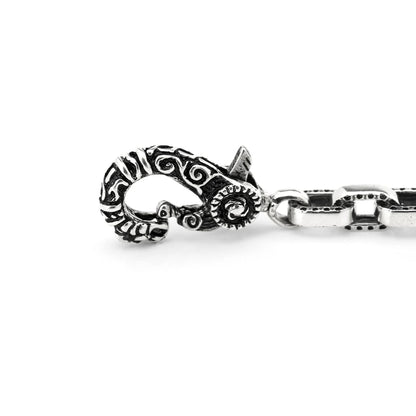 Bracelet : Half Engrave Links Chain 20cm