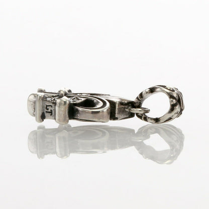 Charm : Fleur-de-lis Horseshoe w/Diamond(Horseshoe)