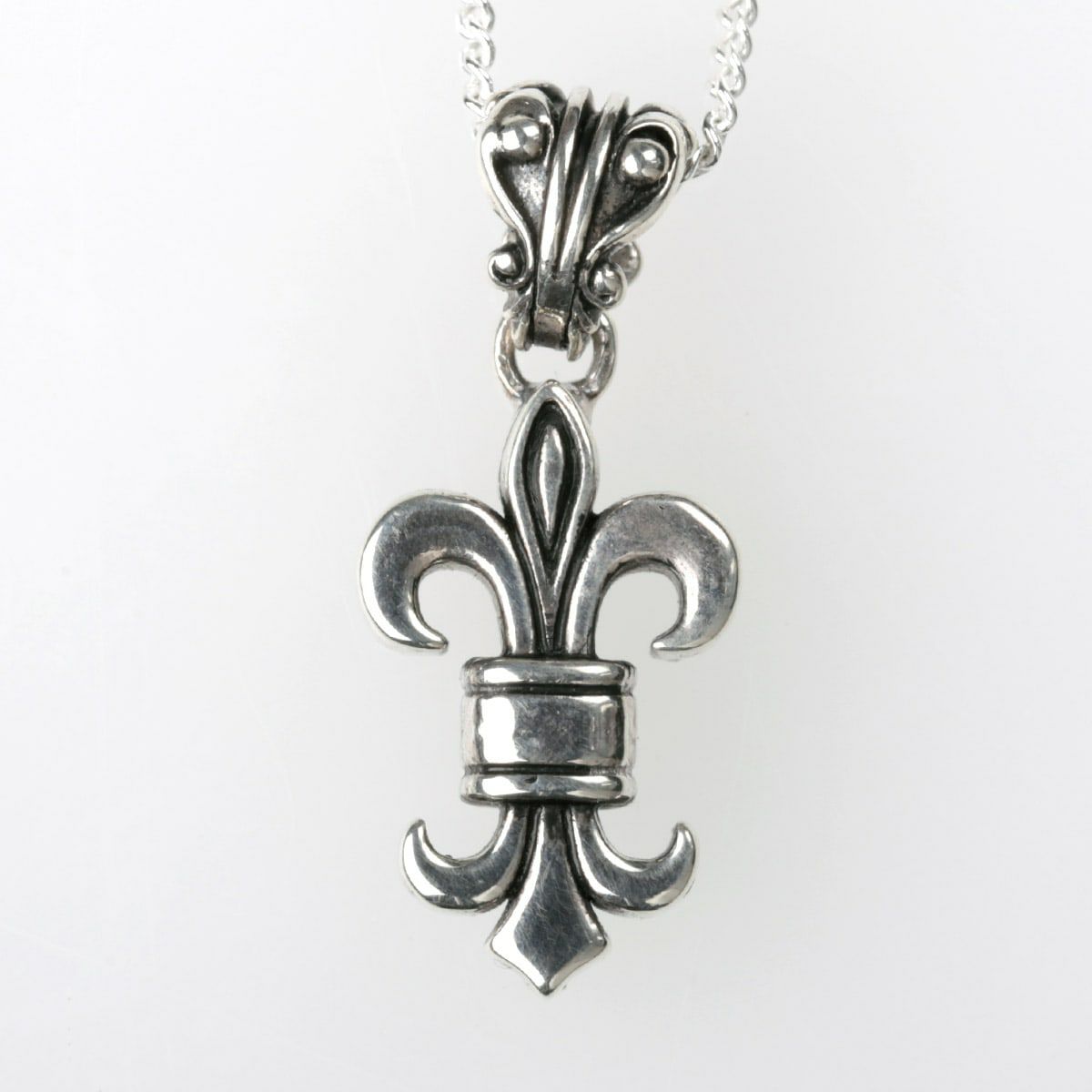 Charm : Long Fleur-de-lis w/Diamond Pave(Fleur-de-lis)