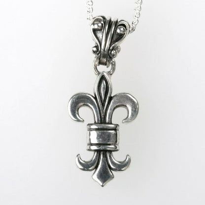 Charm : Long Fleur-de-lis w/Diamond Pave(Fleur-de-lis)