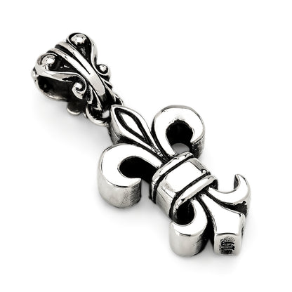 Charm : Long Fleur-de-lis w/Diamond Pave(Fleur-de-lis)