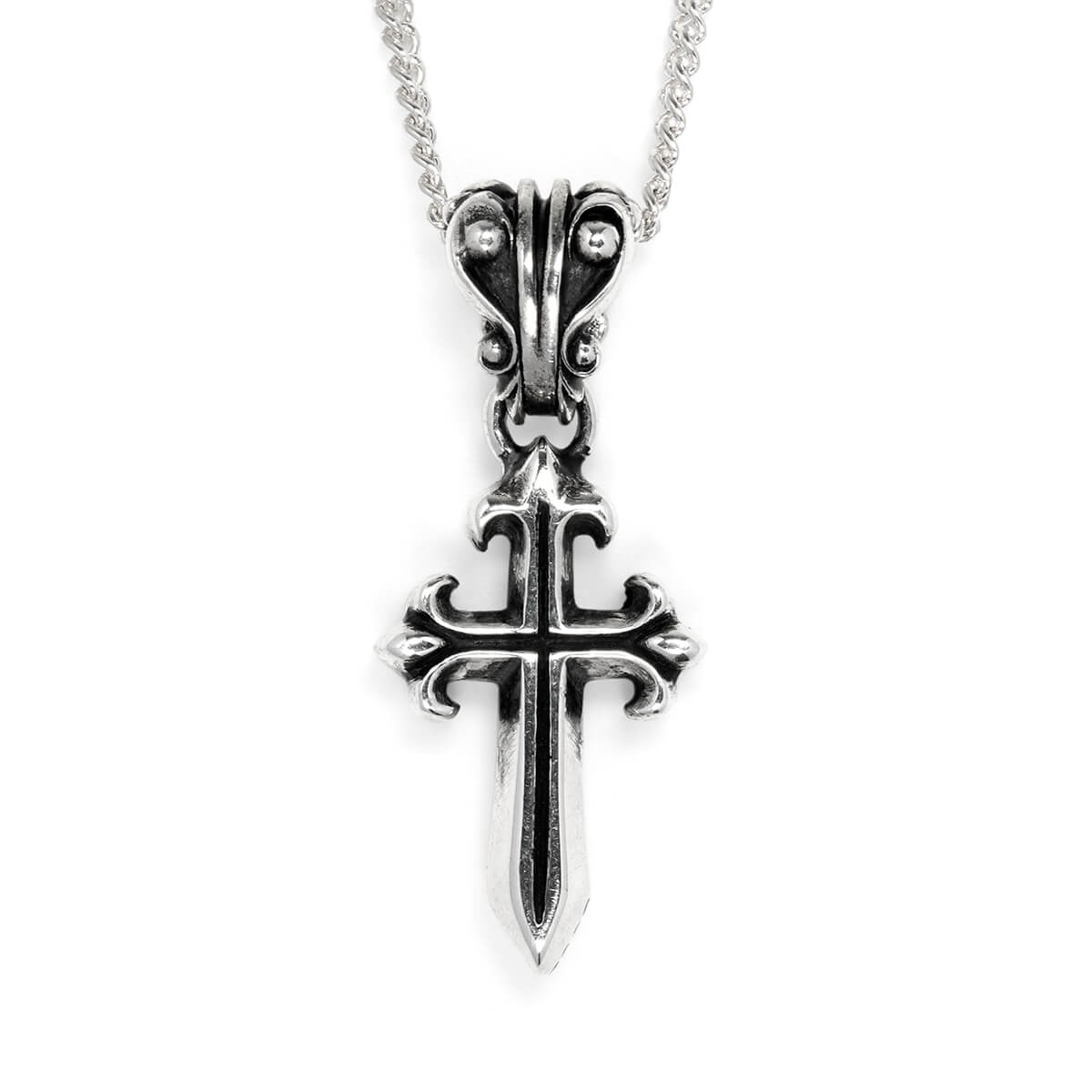 Charm : Pollicino Cross w/Diamond Pave