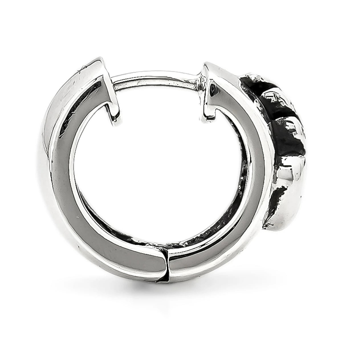 Earring : Sacred Heart w/Onyx