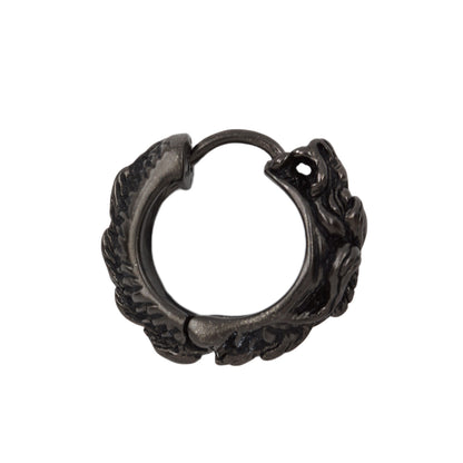 Earring : Dragon /Black Custom