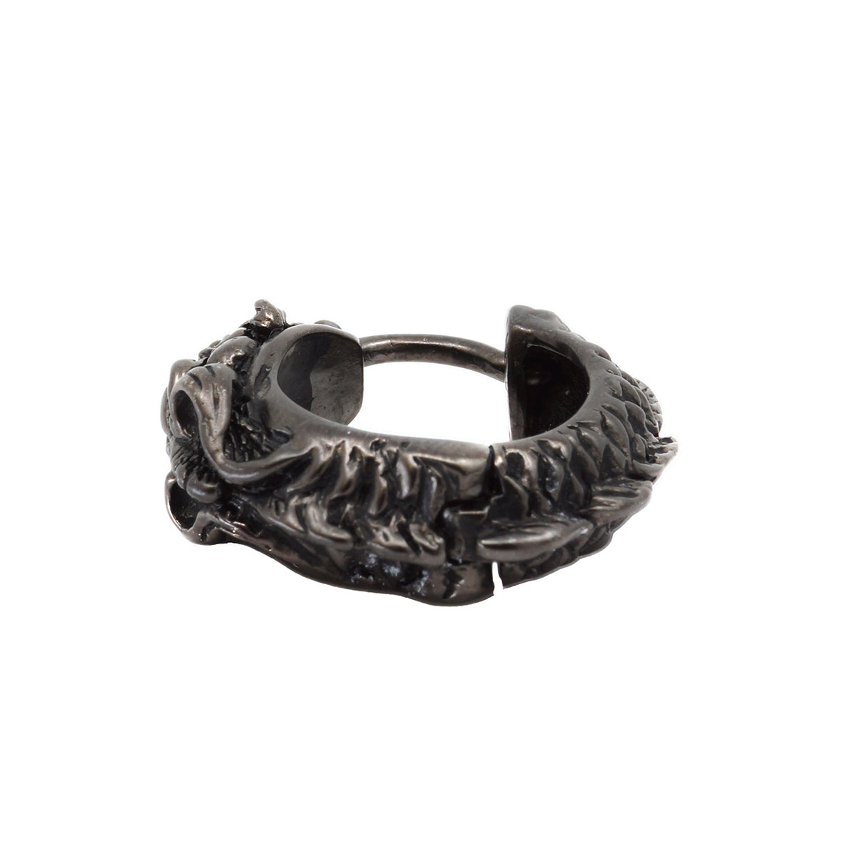 Earring : Dragon /Black Custom