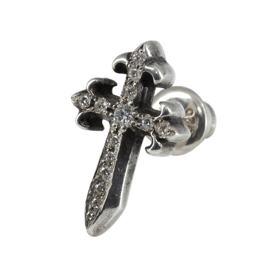 Earring : Pollicino Cross Stud w/Diamond