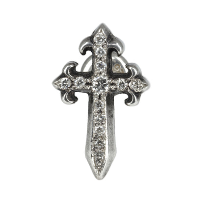 Earring : Pollicino Cross Stud w/Diamond