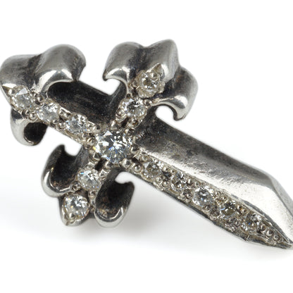 Earring : Pollicino Cross Stud w/Diamond