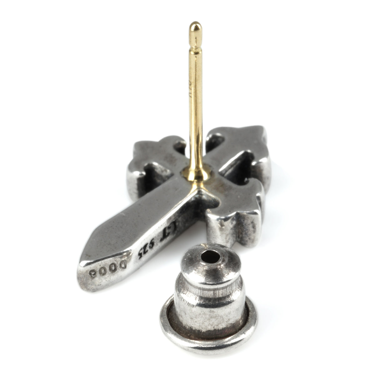 Earring : Pollicino Cross Stud w/Diamond