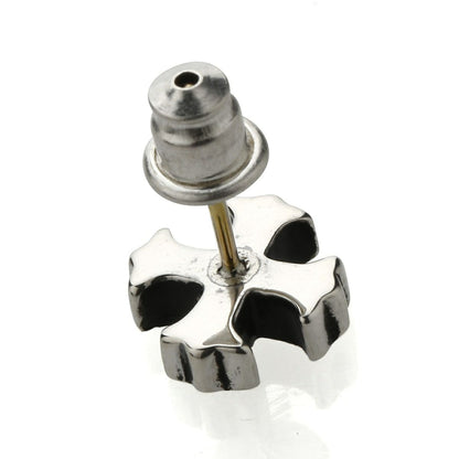Earring : Spanish Galleon Cross Stud w/Diamond
