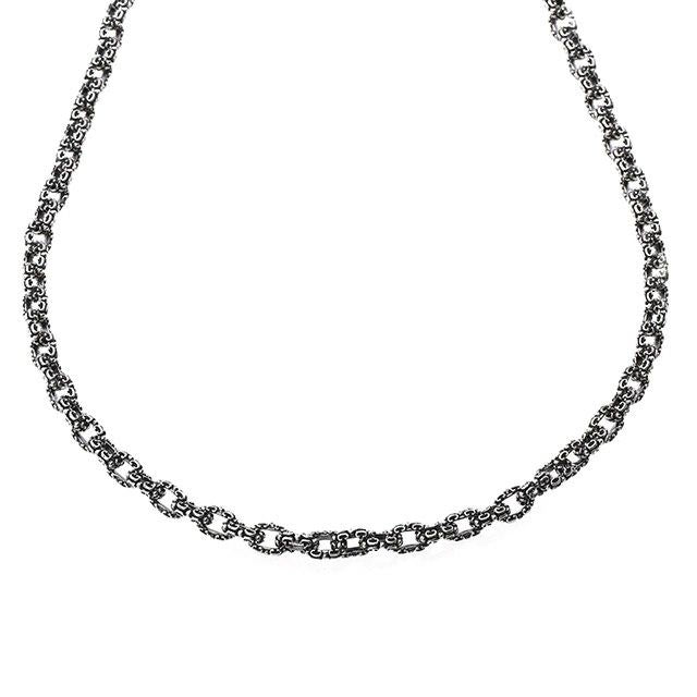 Necklace : Fleur-de-lis Links Chain w/Celtic Lobster Claw 50cm