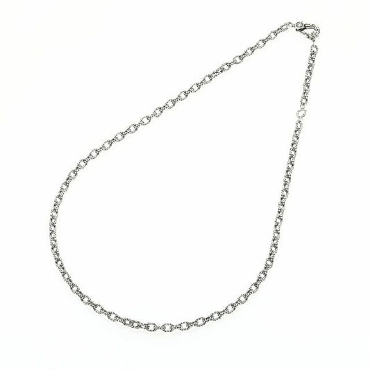 Necklace : Fleur-de-lis Links Chain w/Celtic Lobster Claw 60cm