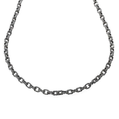 Necklace : Fleur-de-lis Links Chain w/Celtic Lobster Claw 60cm