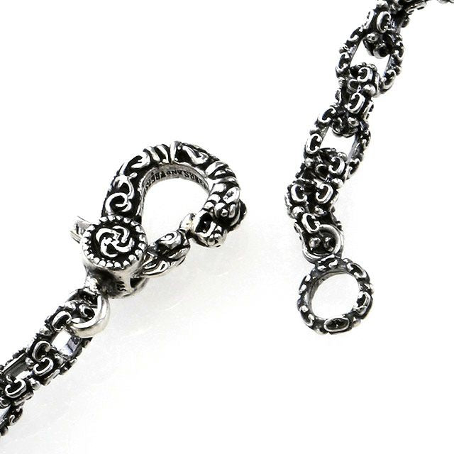 Necklace : Fleur-de-lis Links Chain w/Celtic Lobster Claw 60cm