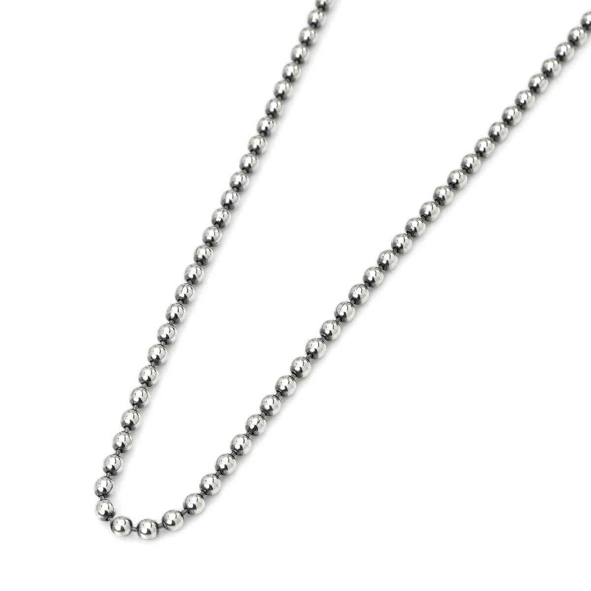Necklace : 3.0mm Ball Chain w/LT Clasp 60cm
