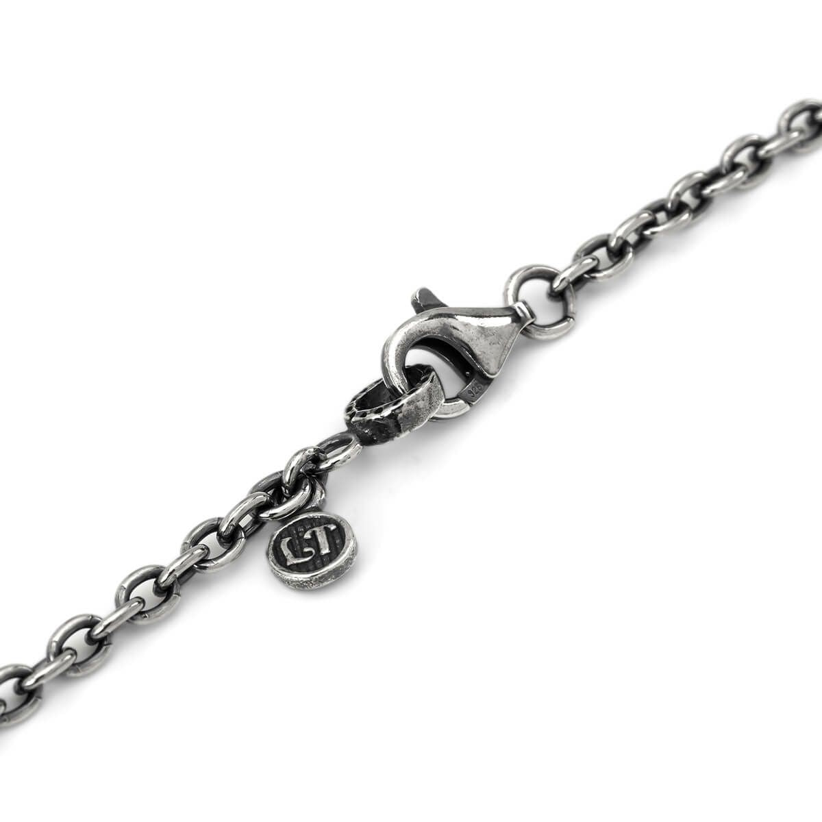 Necklace : Oval Beans Chain Small w/Lobster Clasp＆LT Logo Plate 50cm