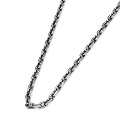 Necklace : Oval Beans Edge Chain Medium w/Lobster Clasp＆LT Logo Plate 50cm