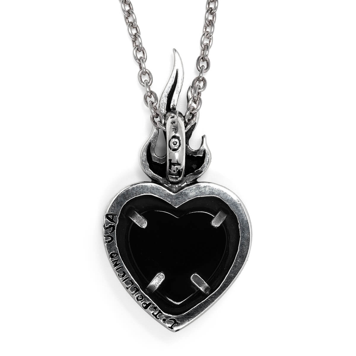 Pendant : Sacred Heart w/ Stingray Red