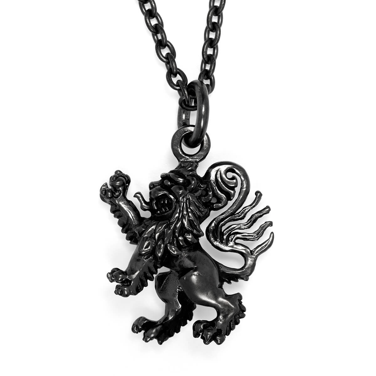 Pendant : Rampant Lion /Black Custom