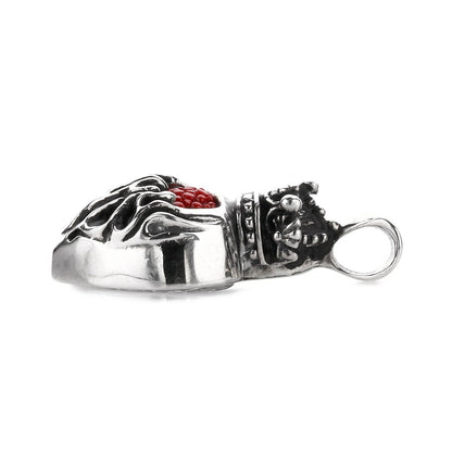 Pendant : Mini Flame Heart 2nd Edition w/Stingray Red