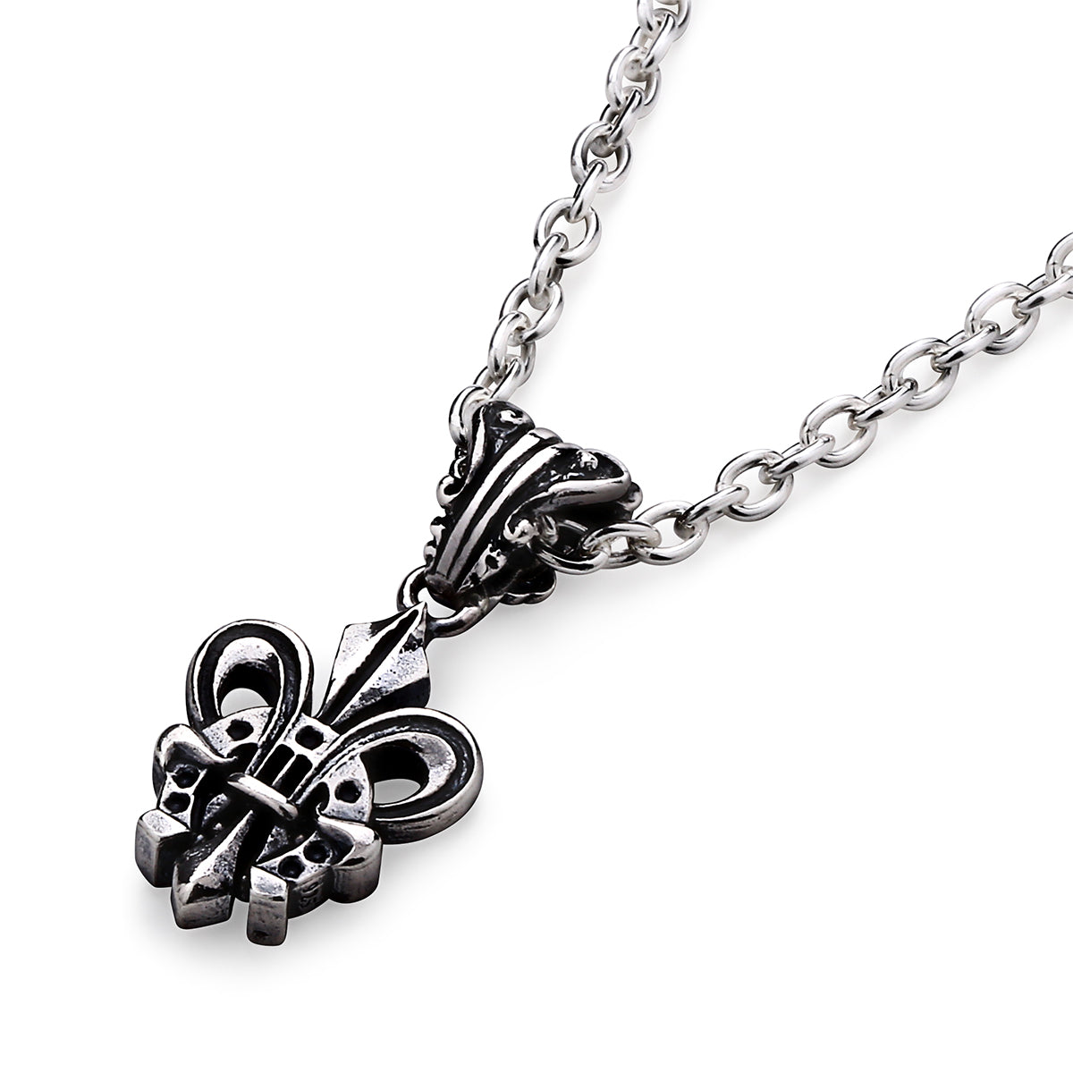 Pendant : Small Fleur-de-lis Horseshoe