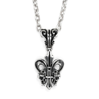 Pendant : Small Fleur-de-lis Horseshoe w/Diamond(Horseshoe)