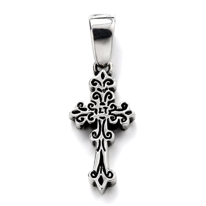 Pendant : Narrow Celtic Cross w/Diamond(Cross Center)